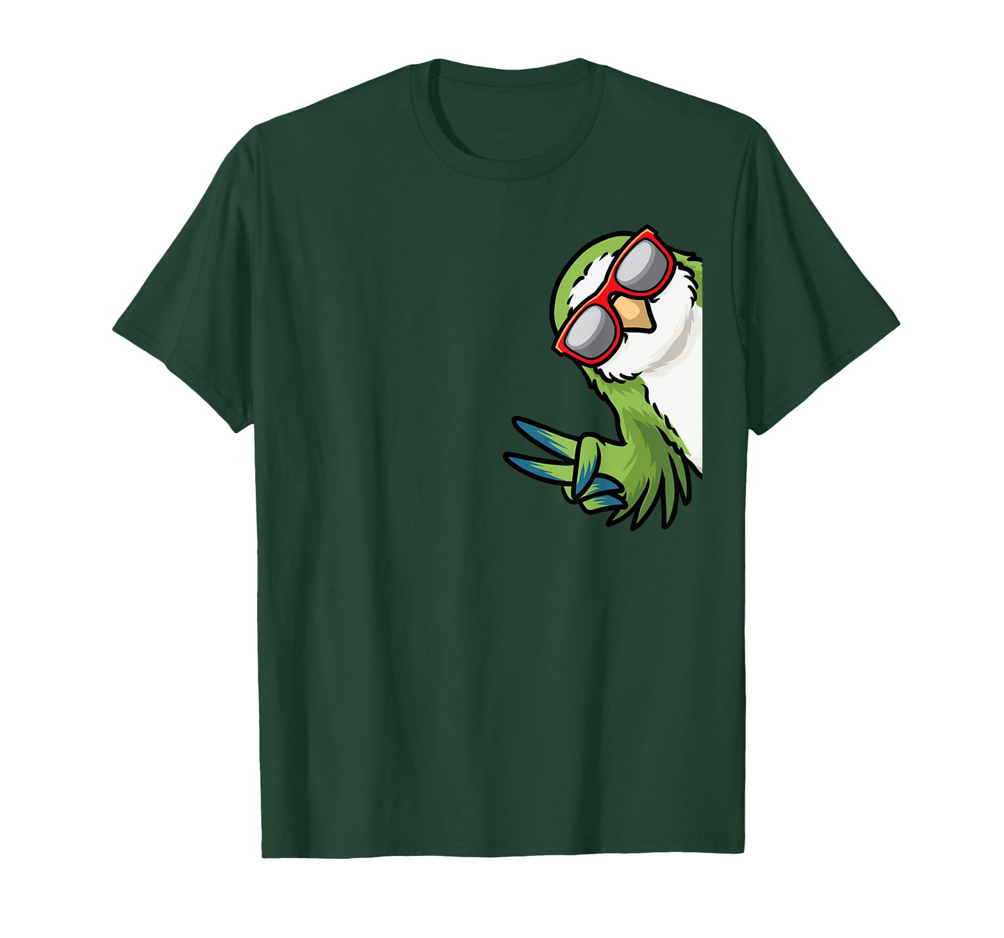 Monk Parakeet Quaker Parrot Bird From Side Sunglasses T-Shirt