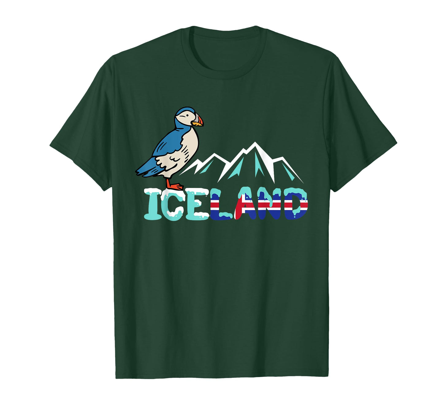Iceland Stud Puffin Icelandic Bird Nordic T-Shirt