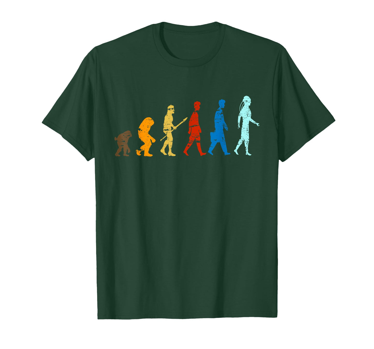 Funny Evolution Human From Ape to Robot A.I T-Shirt