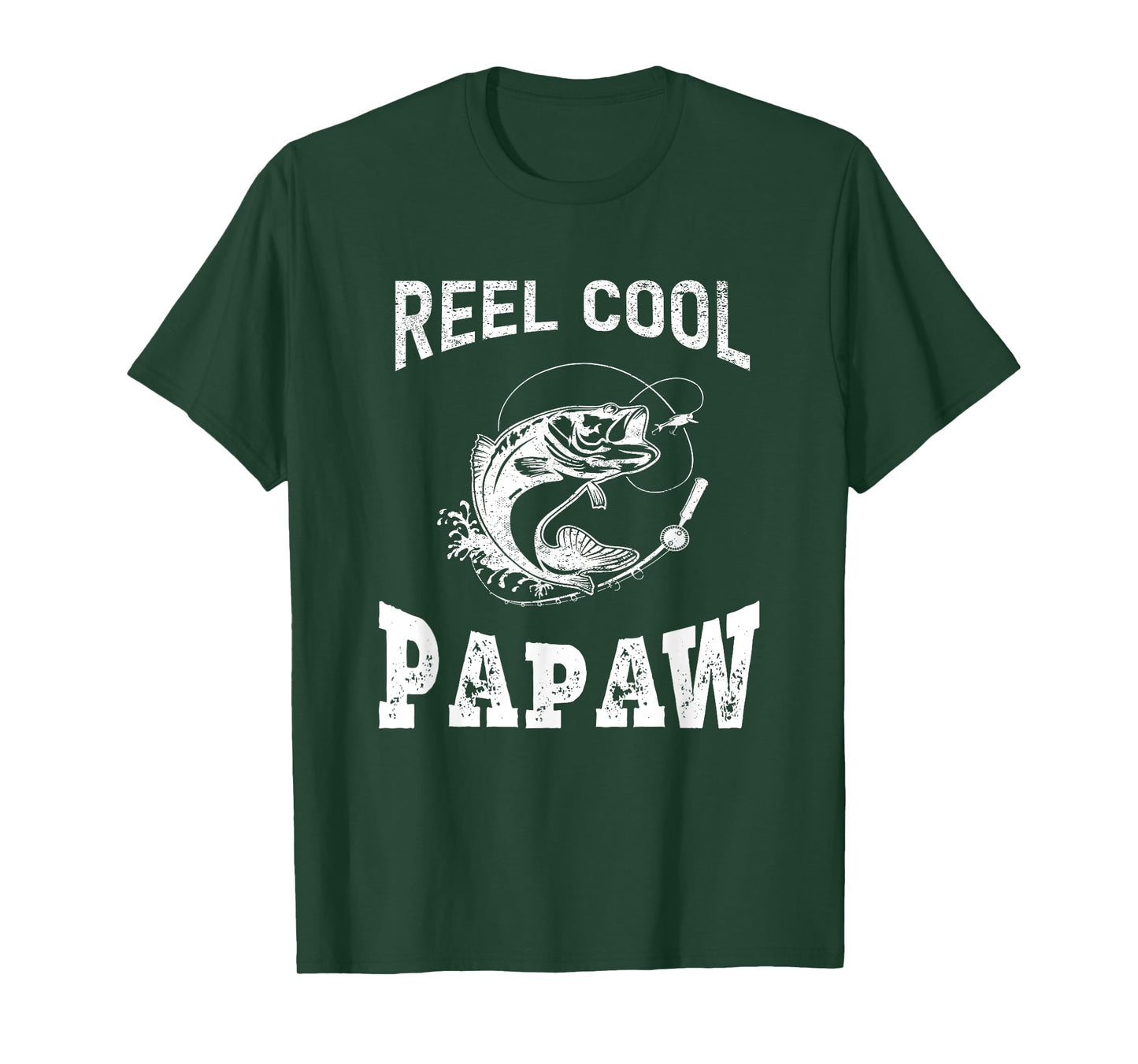 reel cool Papaw fisherman grandpa father's day Fishing gifts T-Shirt