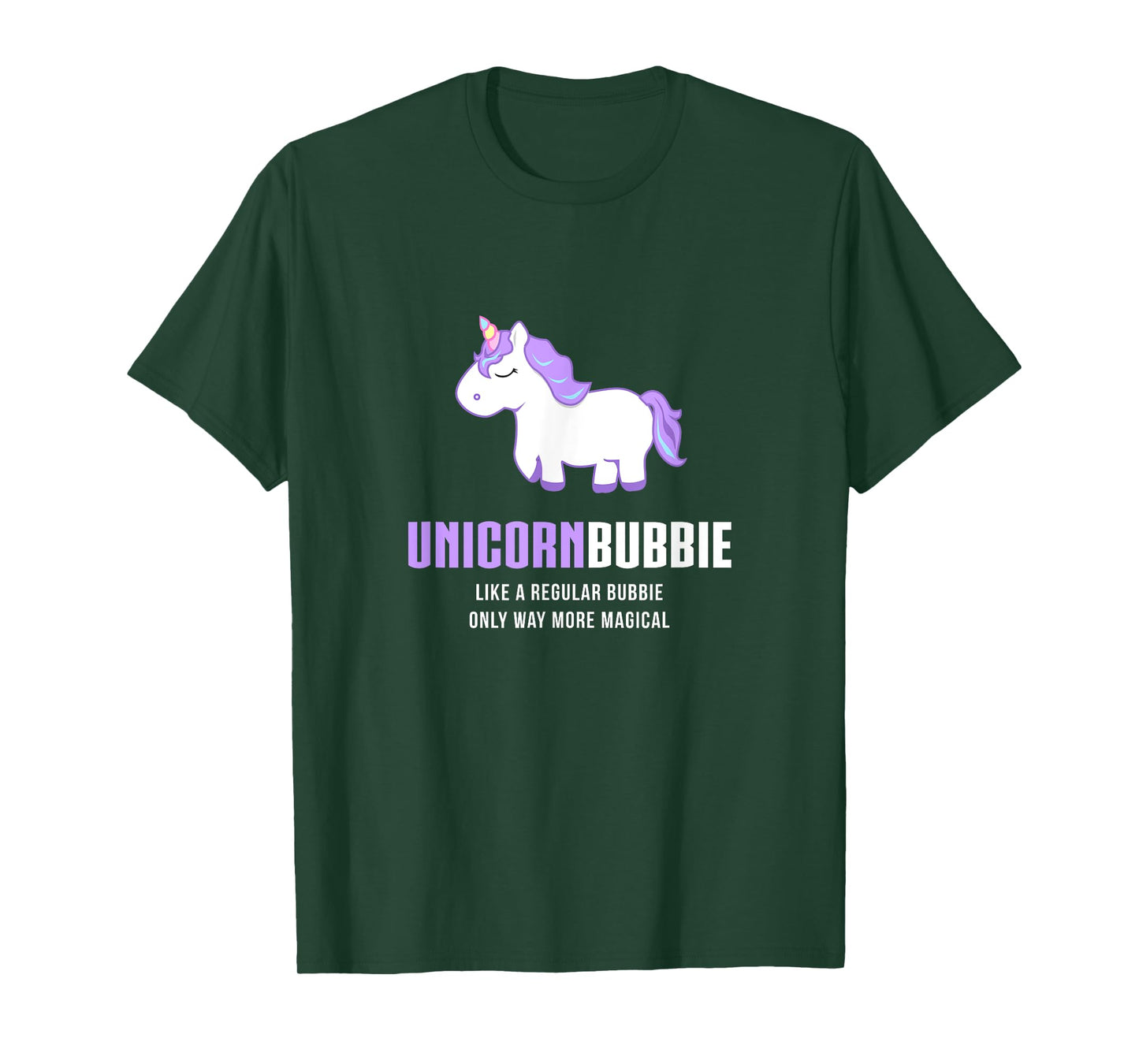 Unicorn Bubbie Shirt, Funny Cute Magical Gift T-Shirt