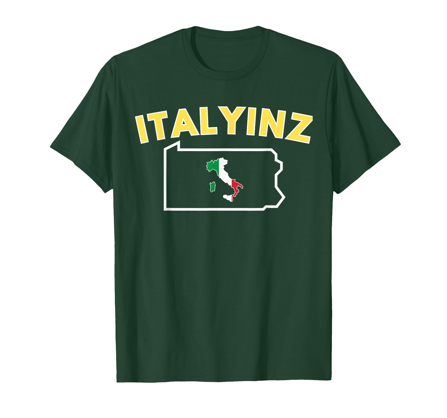 Yinz Italian Amercian Ital Yinz Pittsburghese Pittsburgh T-Shirt