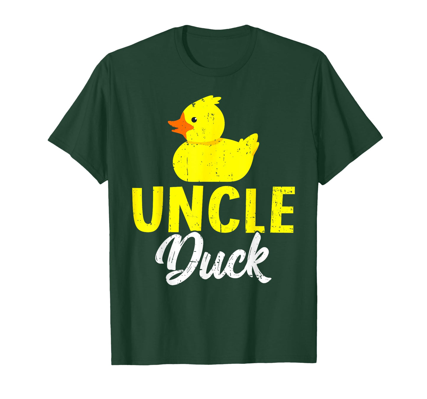 Cute Duckling Duckies Lover Funny Uncle Duck Father's Day T-Shirt