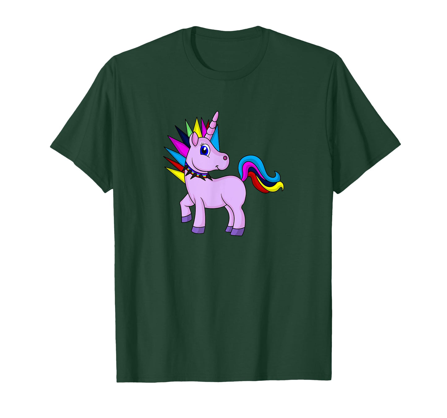 Unicorn Punk Rock Rebel I Cute & Funny T-Shirt