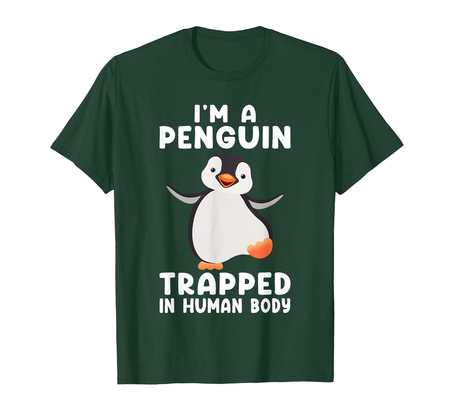 I'm A Penguin Trapped In Human Body Penguin Bird T-Shirt