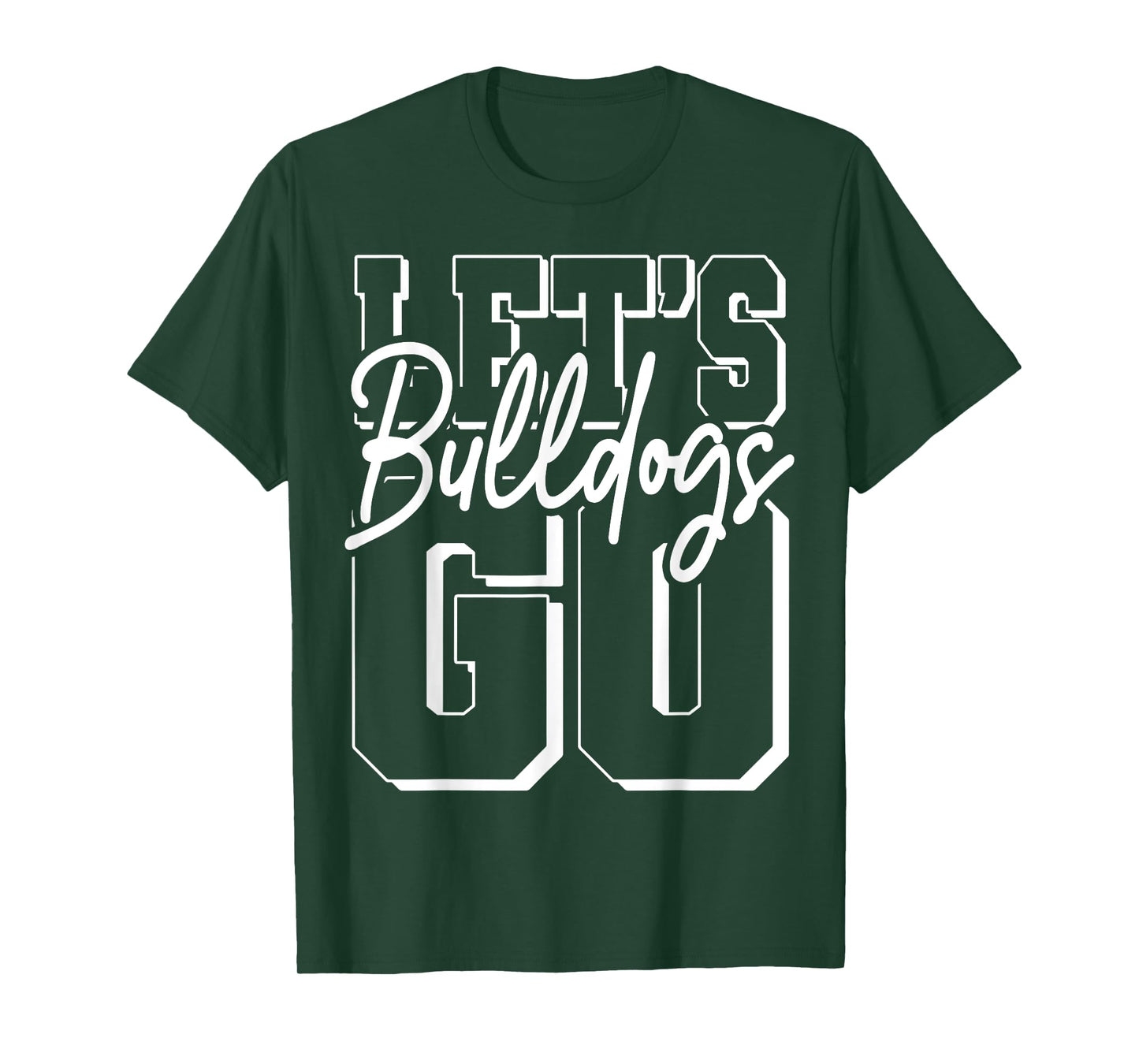 Let's Go Bulldogs Back to School Spirit T-Shirt