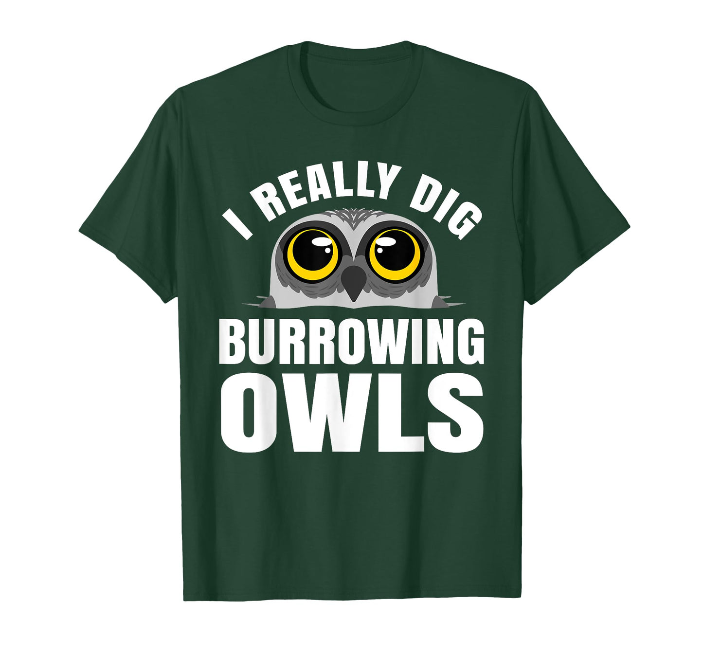 Burrowing Owl Lover Bird Watcher Ornithology Nocturnal Hoot T-Shirt