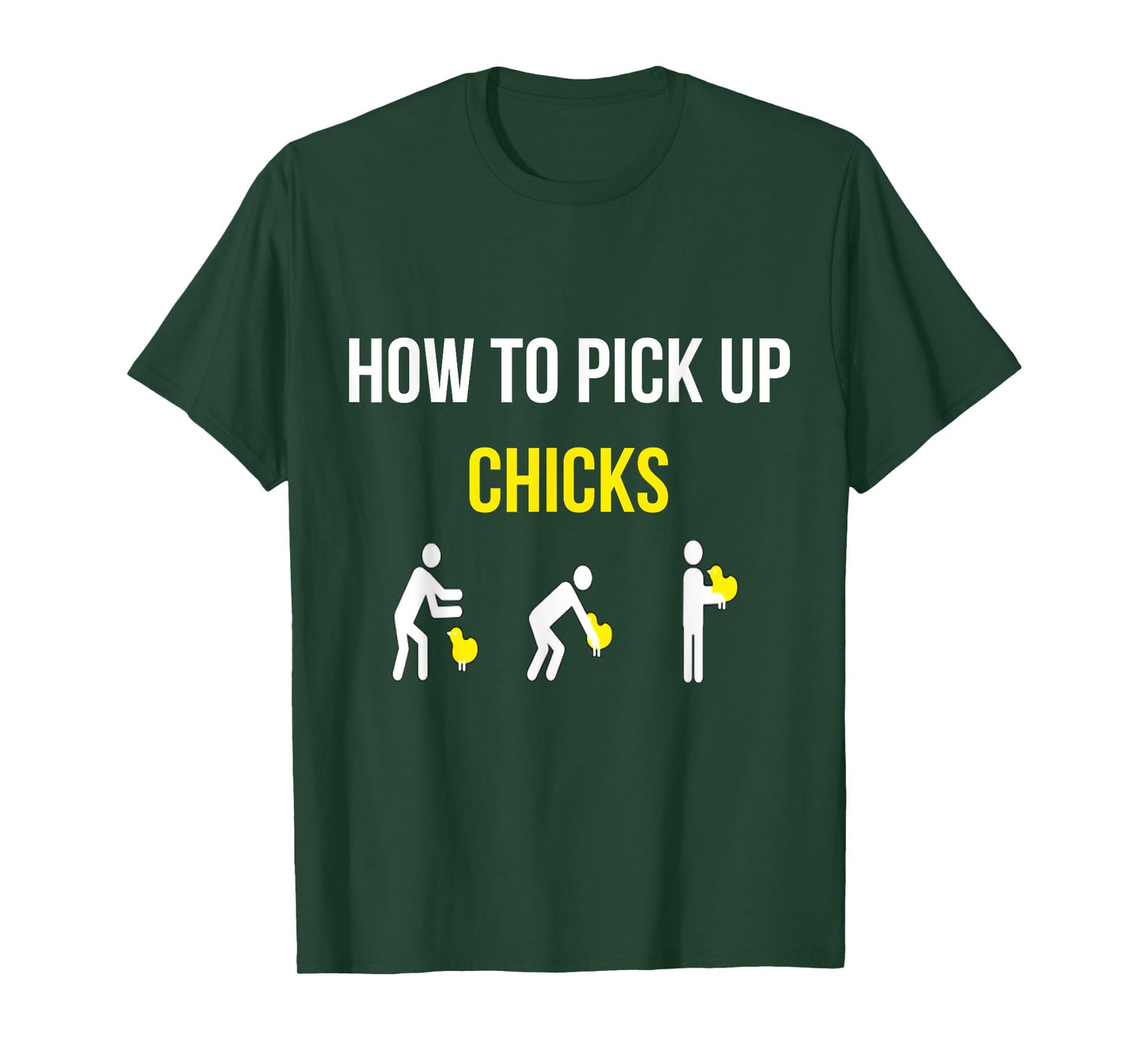 How To Pick Up Chicks Funny Geek Sarcastic Chicks Joke T-Shirt