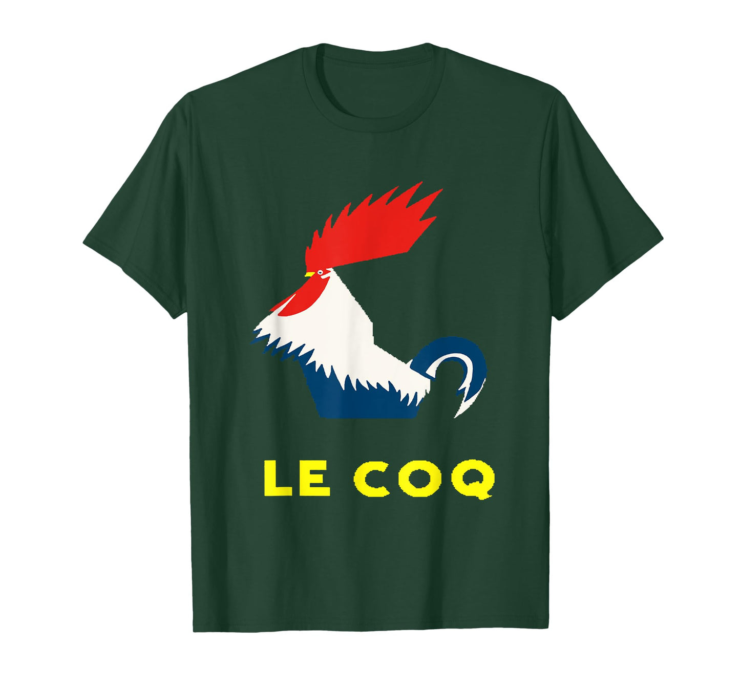 Le Coq Vector Art In Bold Bright Colors T-Shirt