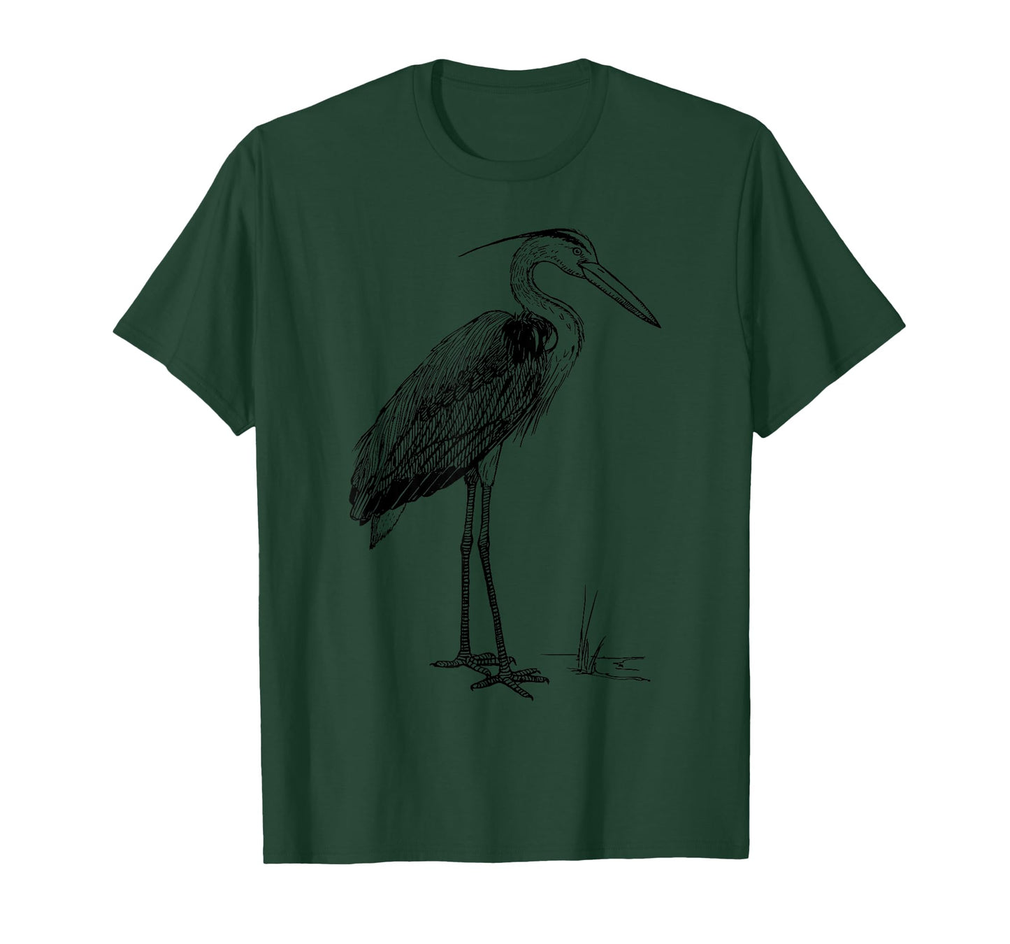 Great Blue Heron Bird T-Shirt