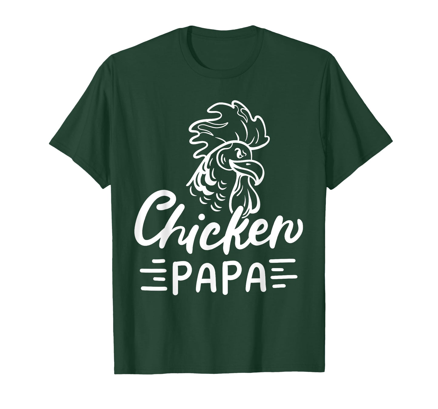 Chicken Papa Chicken Dad Farmer Poultry Farmer T-Shirt