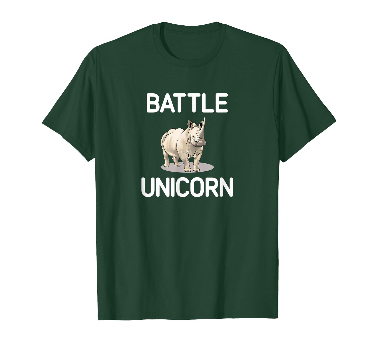 Battle Unicorn, funny, rhinoceros, jokes, sarcastic T-Shirt
