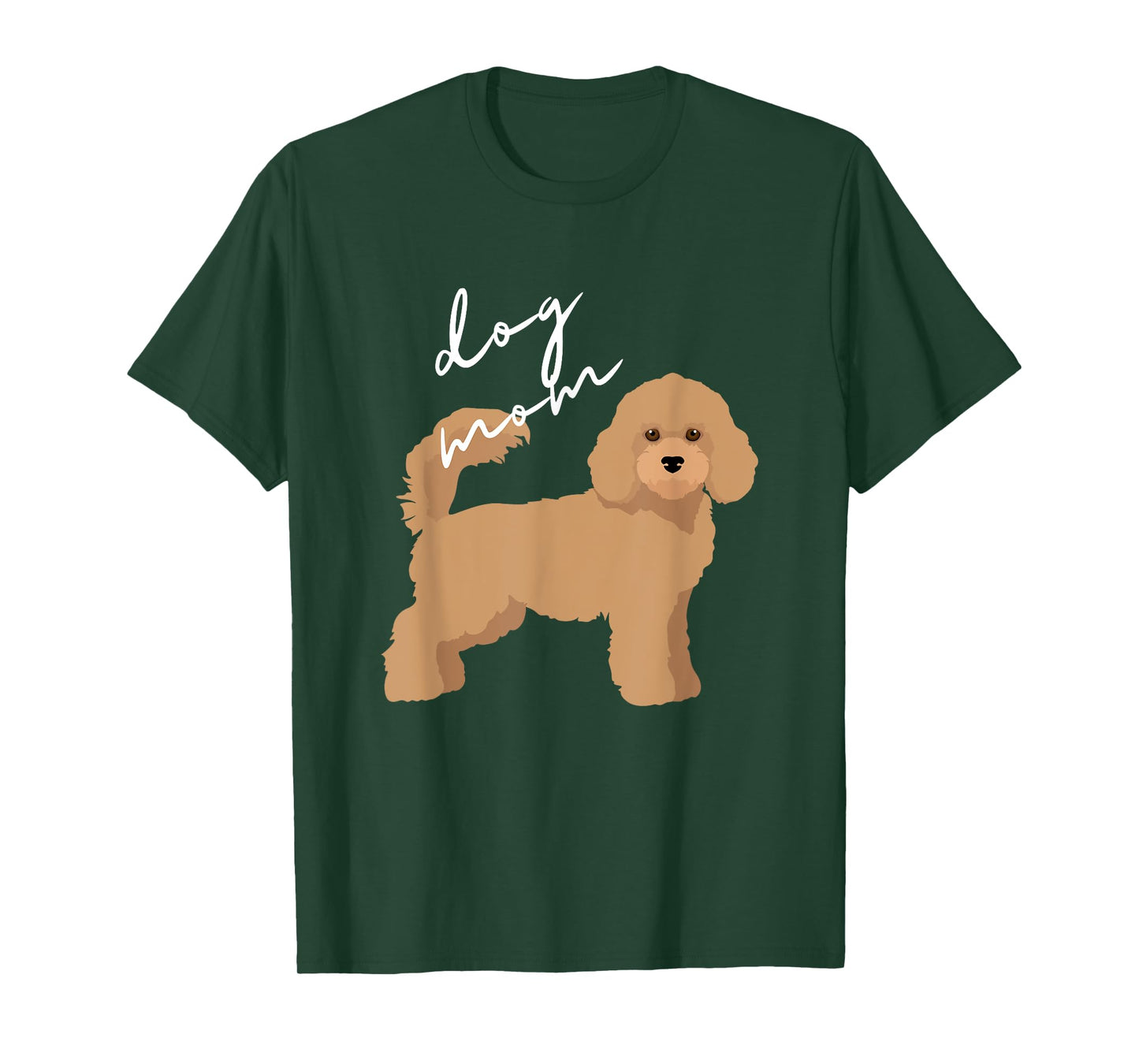 Apricot Poodle Dog Mom T-Shirt for Men Women Girls Kids