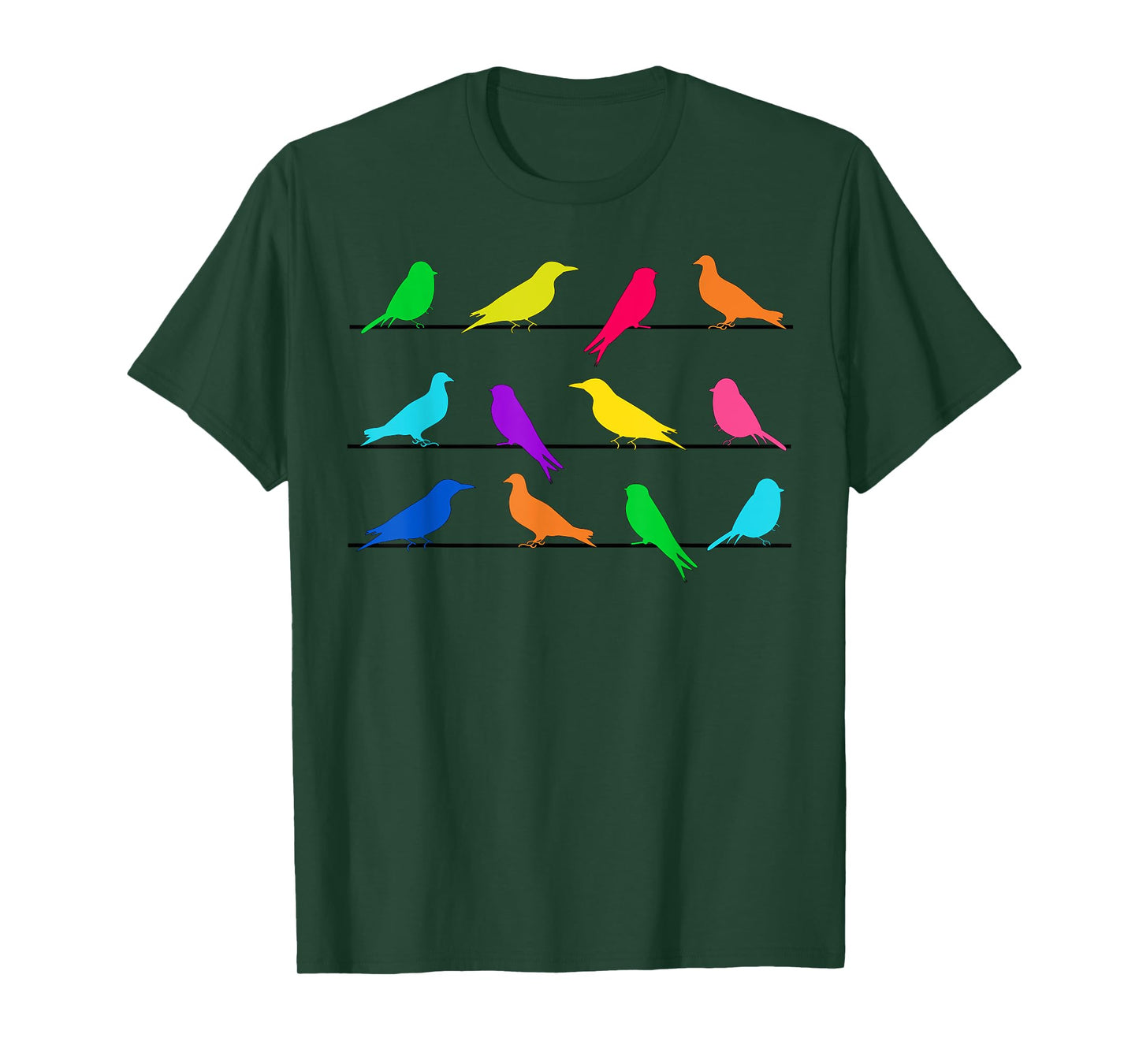 Birding Retro Classic Bird Watcher Watching Gift T-Shirt