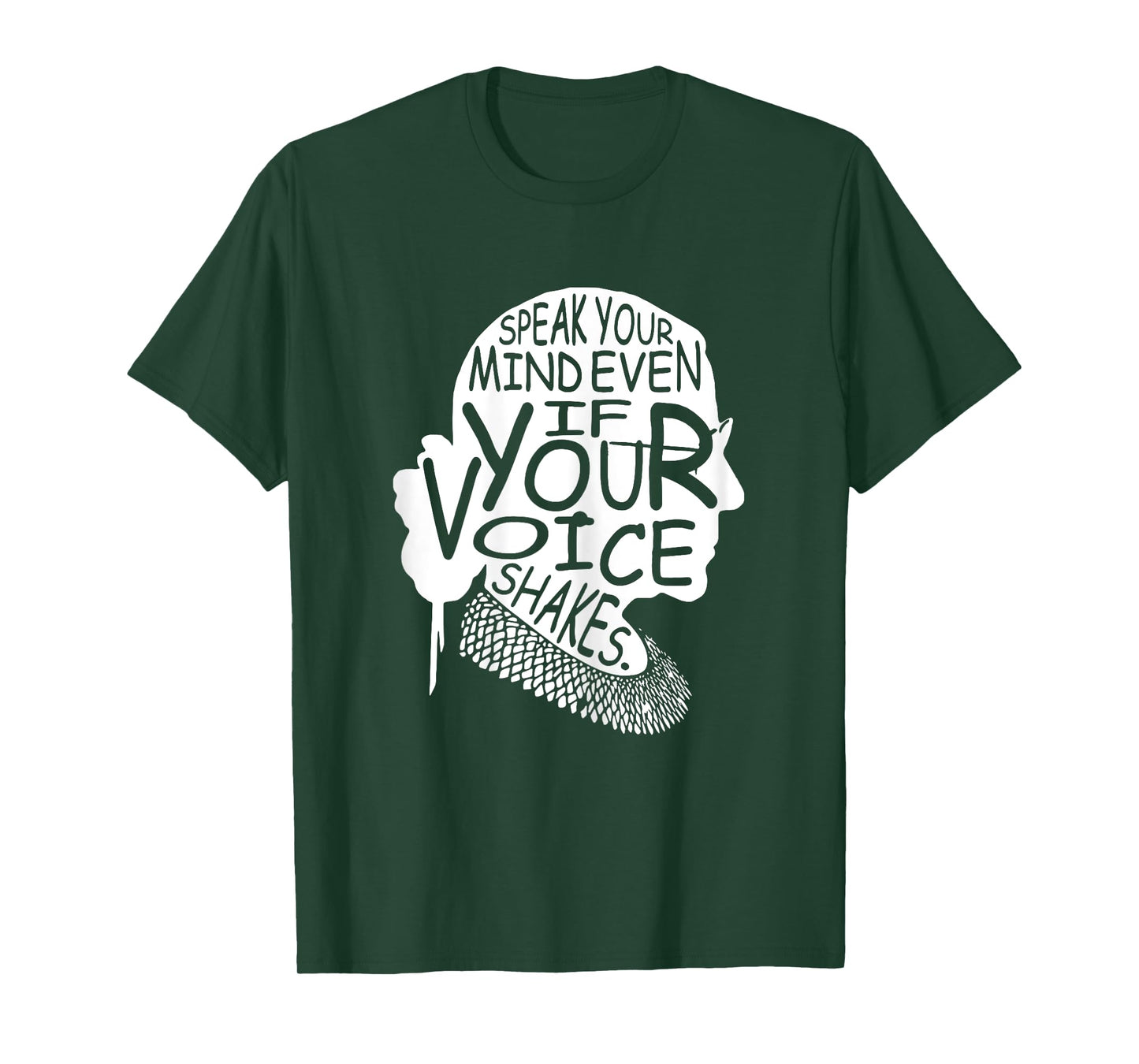 Speak Your Mind Even If Your Voice Shakes RBG T-Shirt