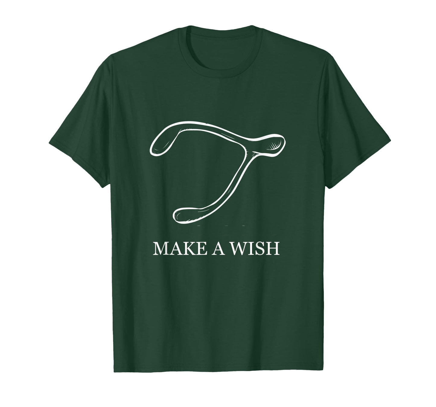Make A Wish Chicken Turkey Wishbone Break for Good Luck T-Shirt