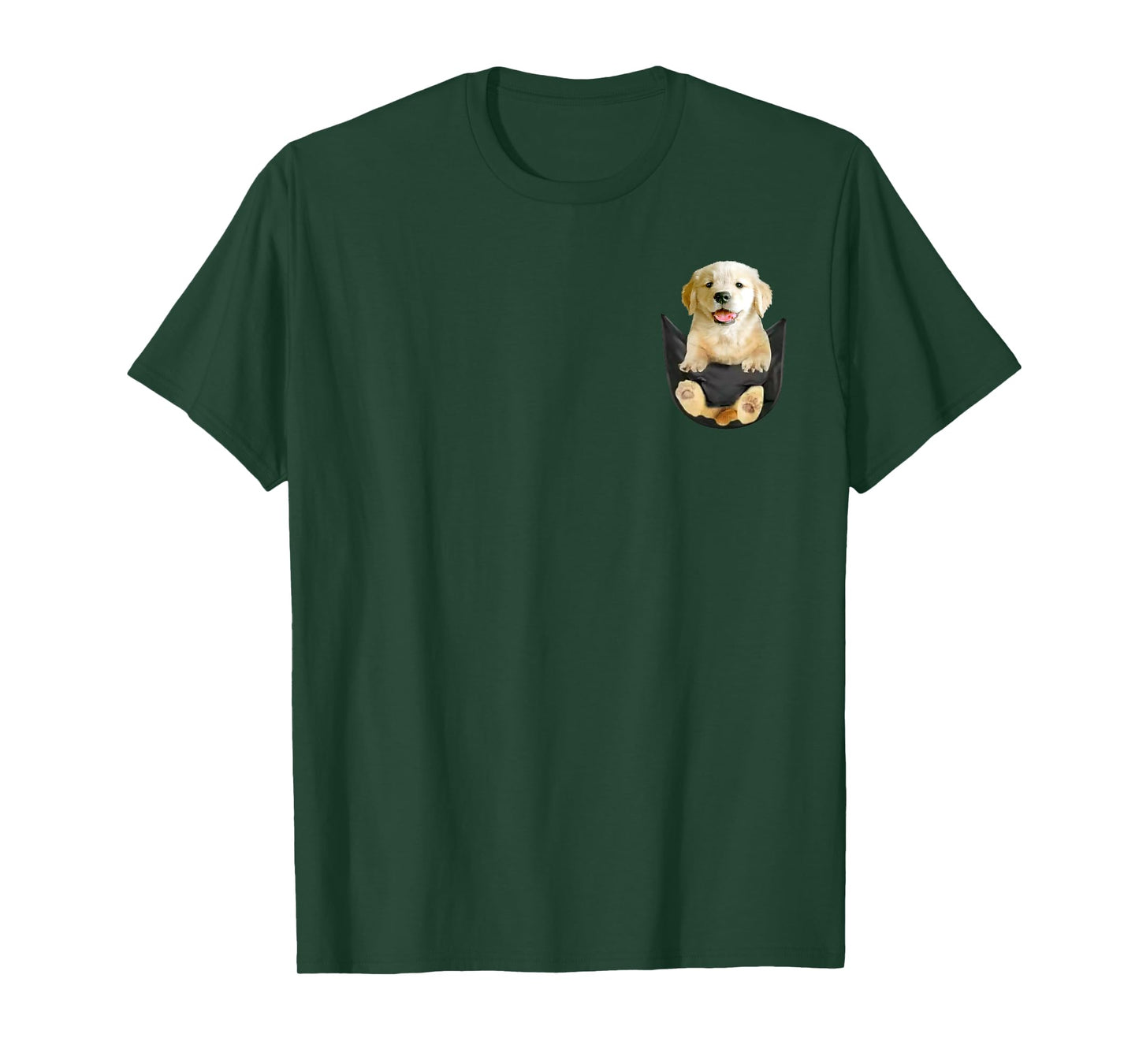 Funny Yellow Lab In Pocket Labrador Retriever T-Shirt