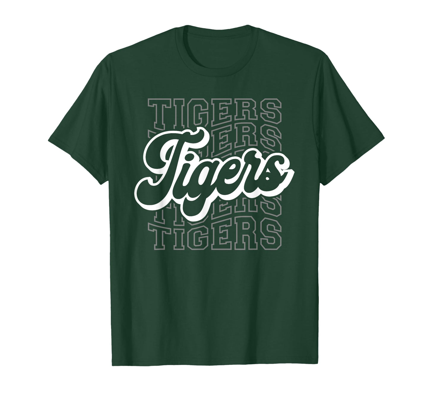 Tigers Sports Mascot - For Tigers Team Football Baseball T-Shirt