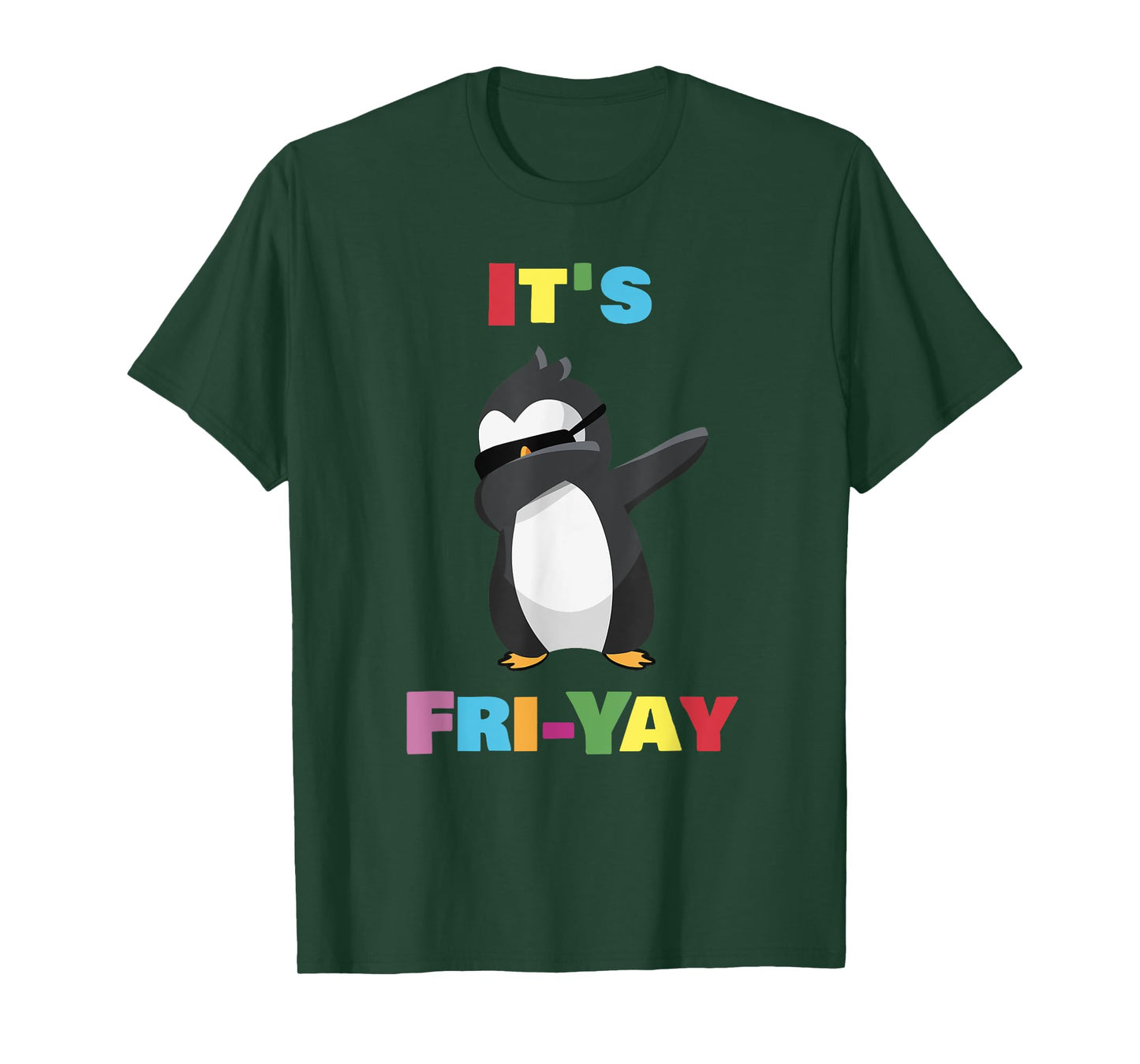It's Fri-Yay Dabbing Penguin Friday Weekend Teacher, Student T-Shirt