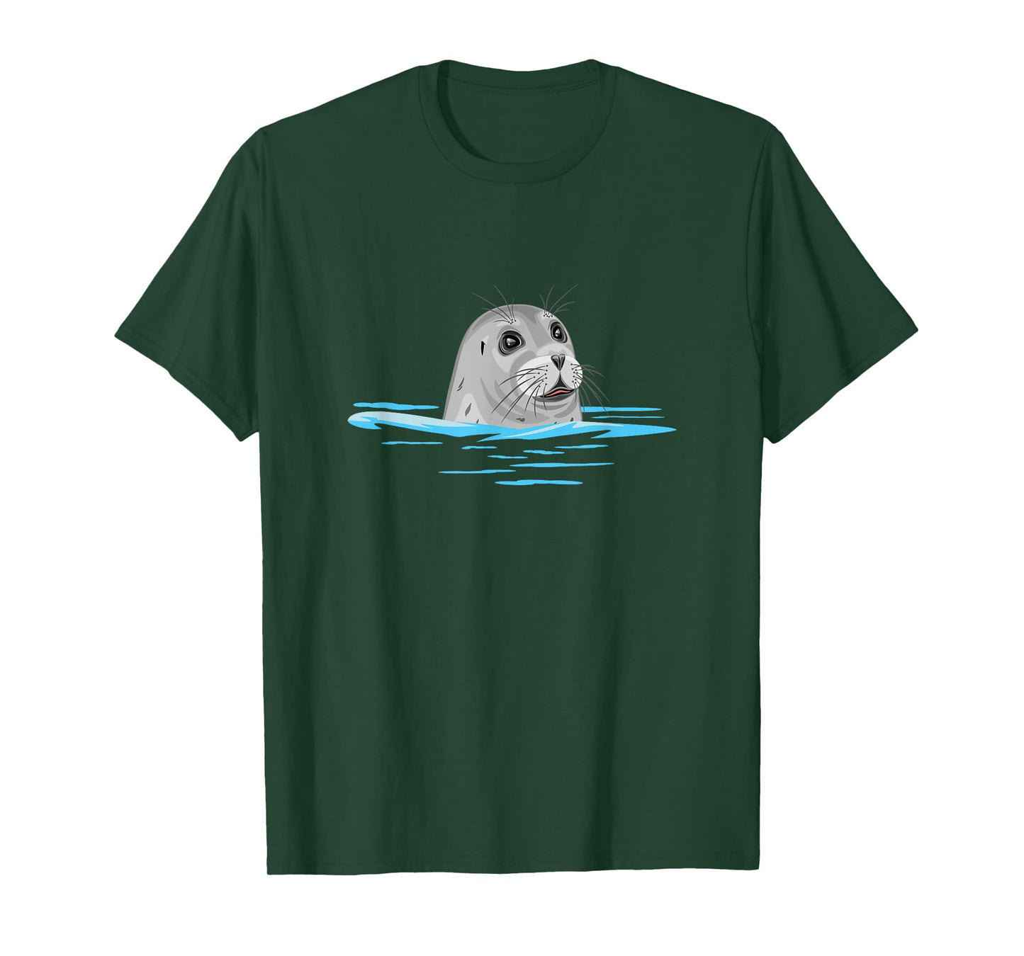 Cute floating seal. Seal in the sea T-Shirt