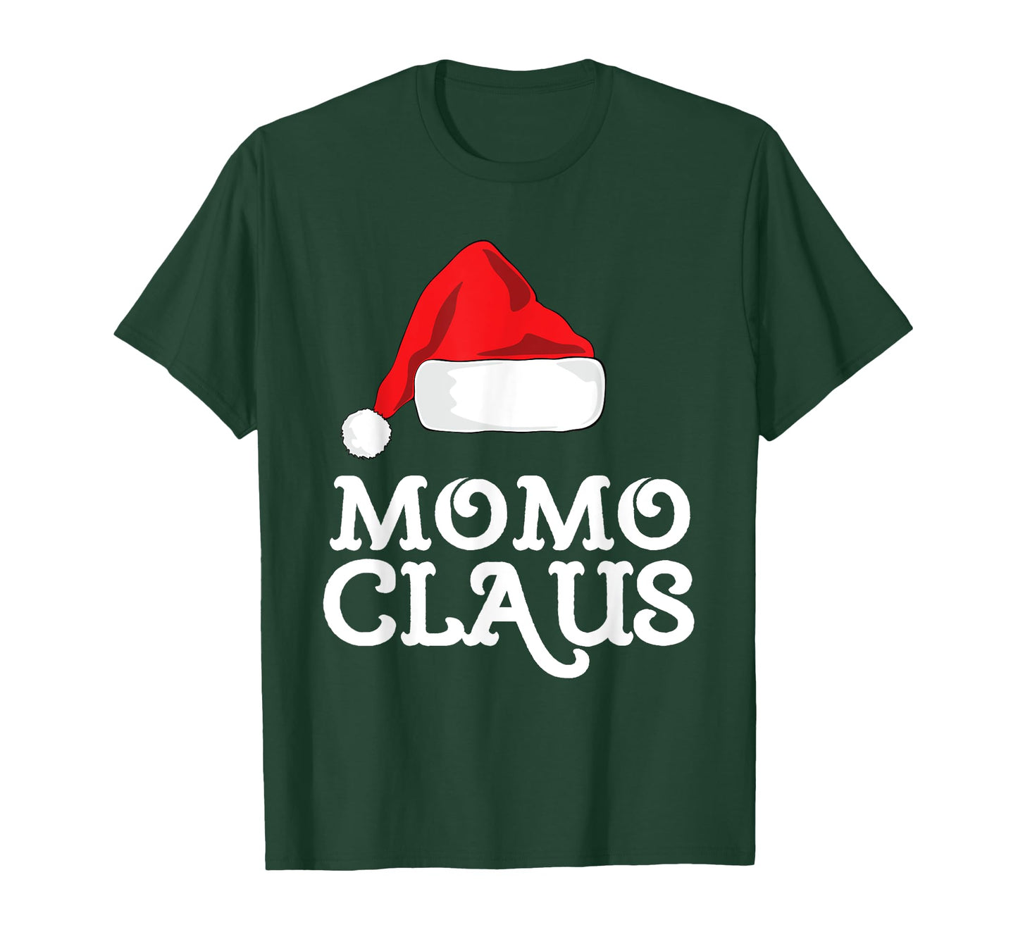 Momo Claus Christmas Santa's Hat Pajama Family Xmas T-Shirt