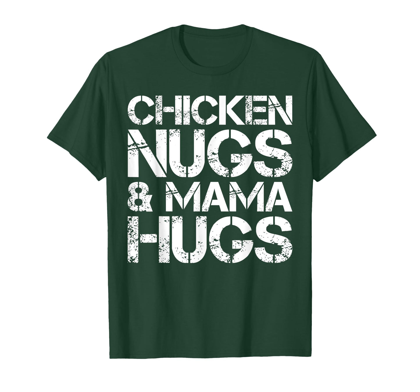 Chicken Nugs And Mama Hugs Cute Chicken Nugget Lover T-Shirt