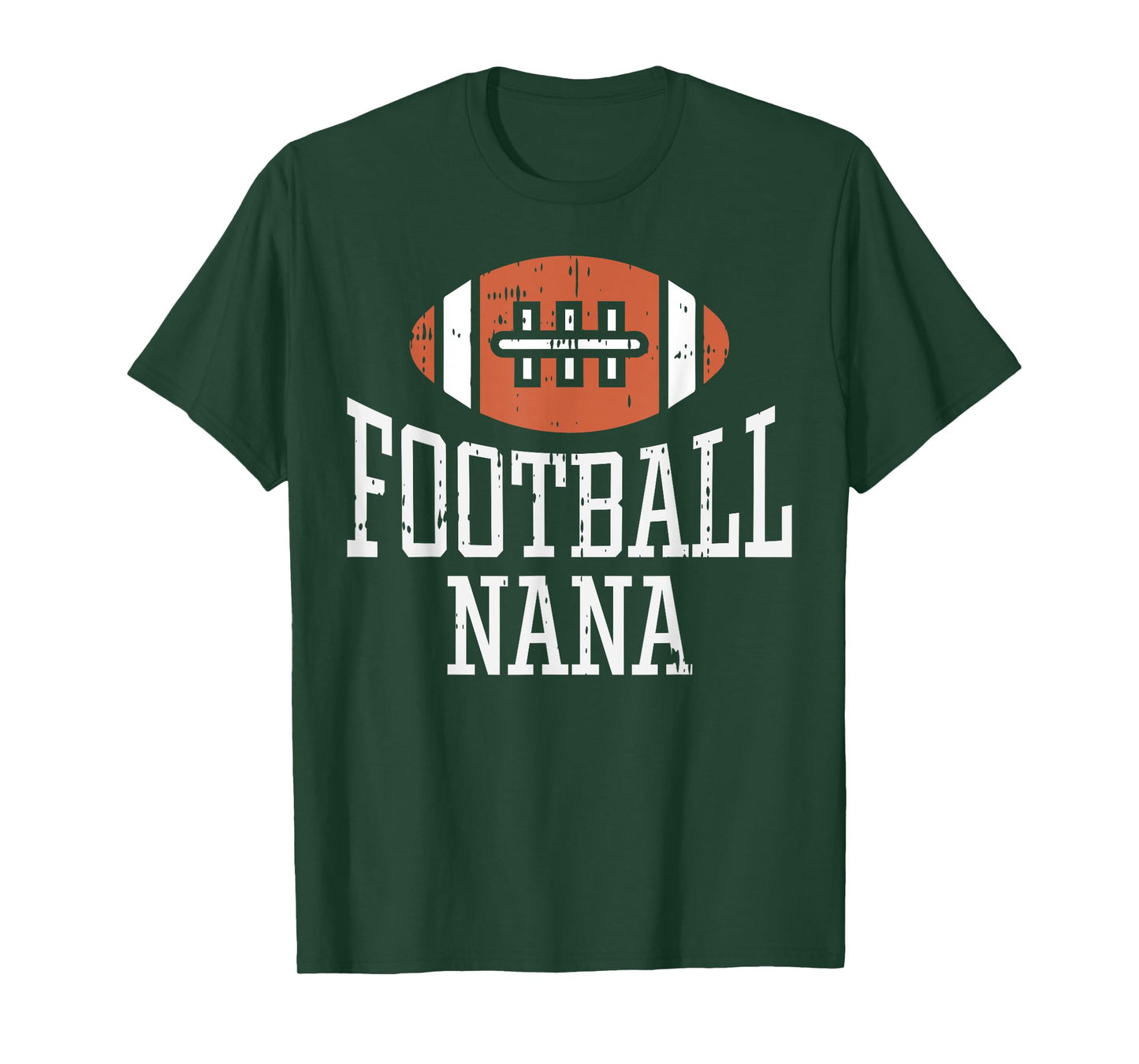 American Football Nana Vintage Game Day Sports Lover Grandma T-Shirt