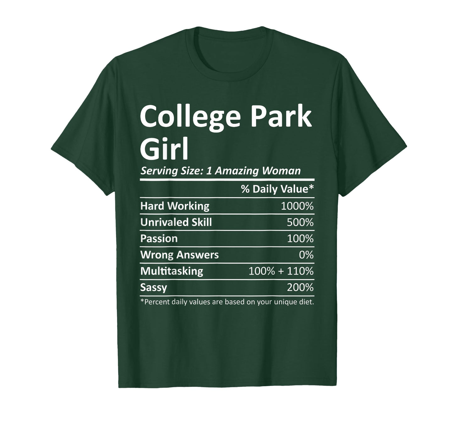 COLLEGE PARK GIRL GA GEORGIA Funny City Home Roots USA Gift T-Shirt
