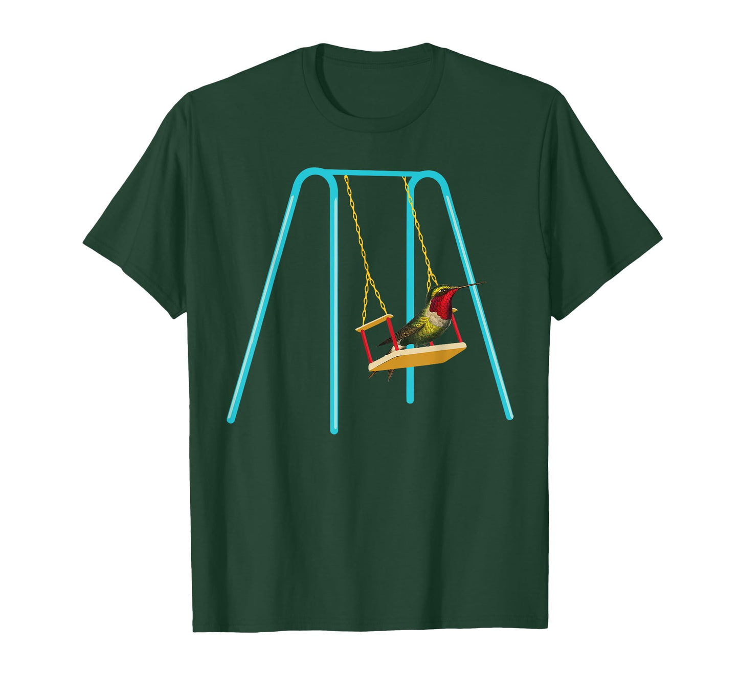 Hummingbird Swing Tshirt Hummingbird Spirit Animal Tee T-Shirt