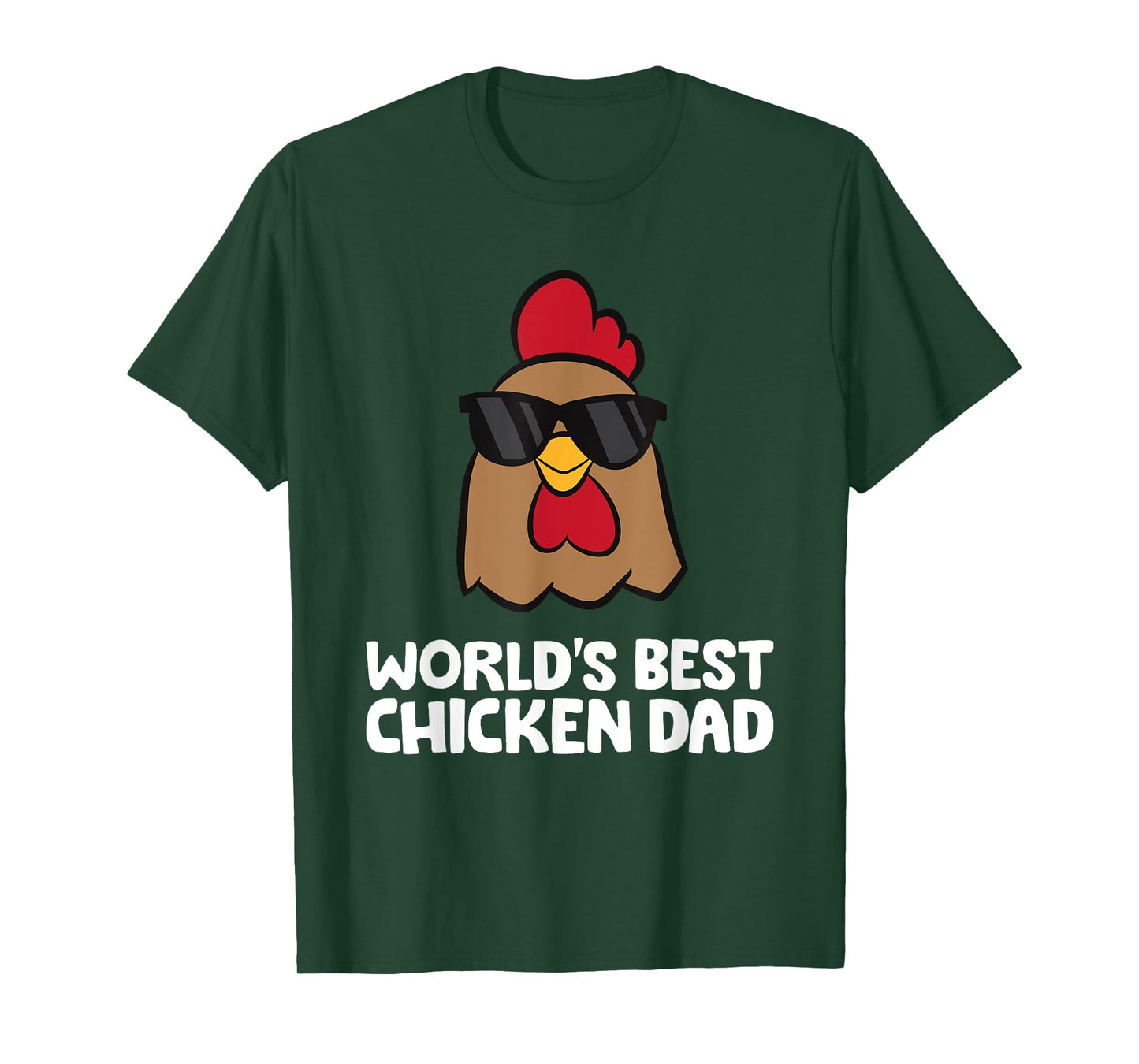 Chicken Owner Papa World's Best Chicken Dad T-Shirt