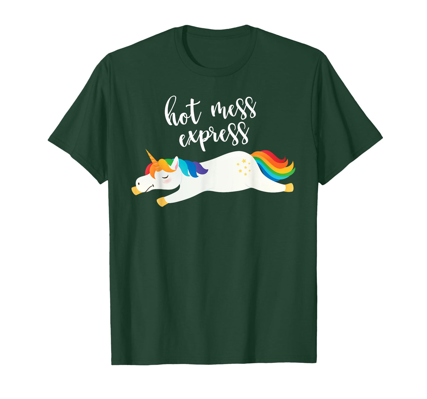 Hot Mess Express Funny Magical Unicorn T-Shirt