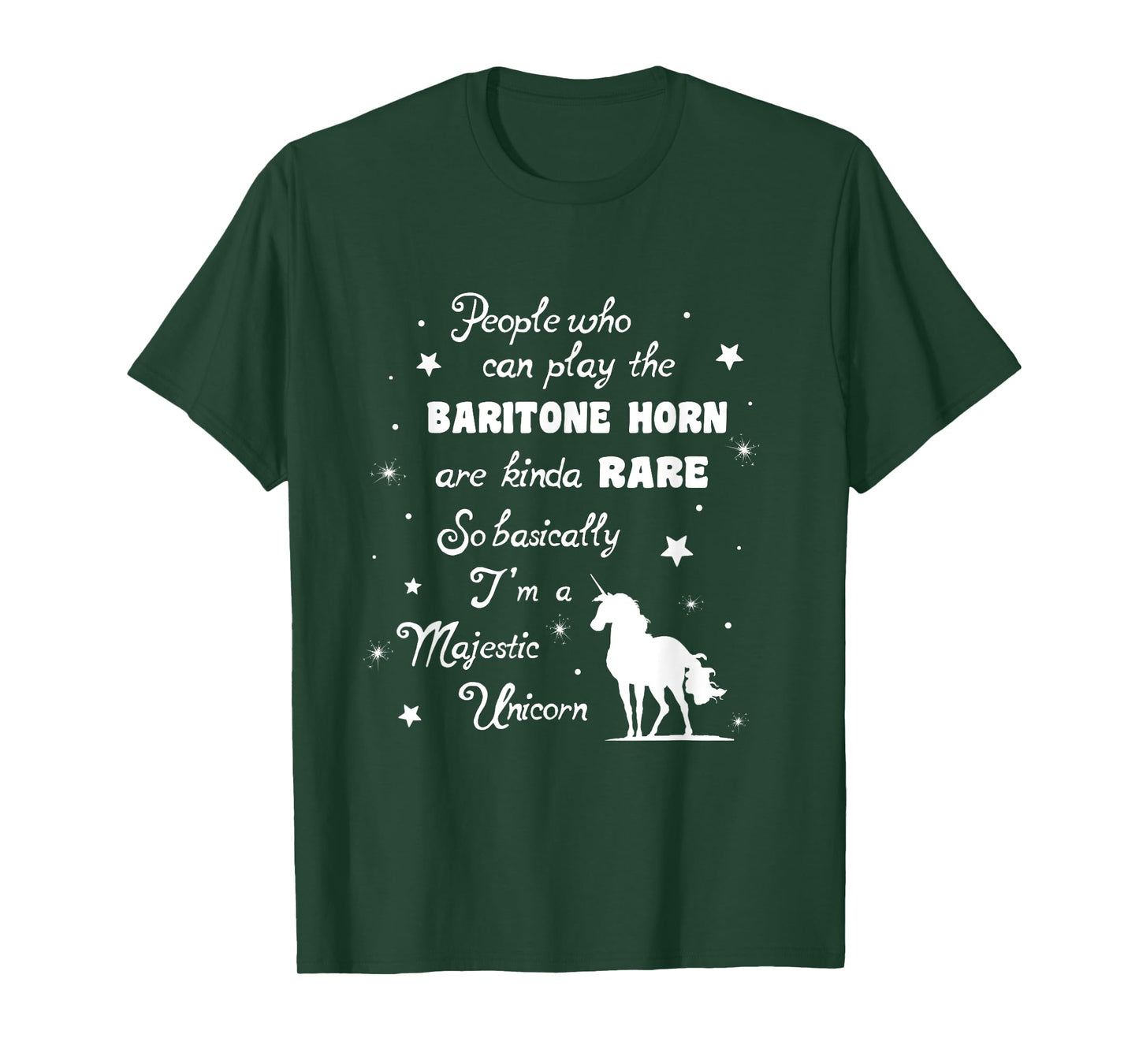 I play Baritone Horn so basically I'm a Unicorn Music Tshirt T-Shirt