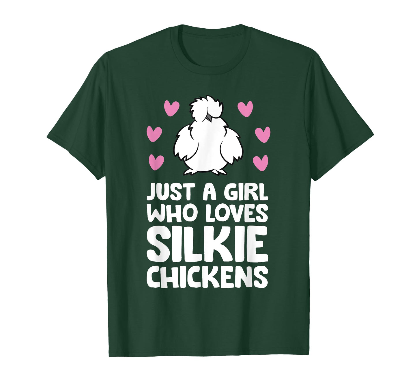 Just A Girl Who Loves Silkie Chickens T-Shirt