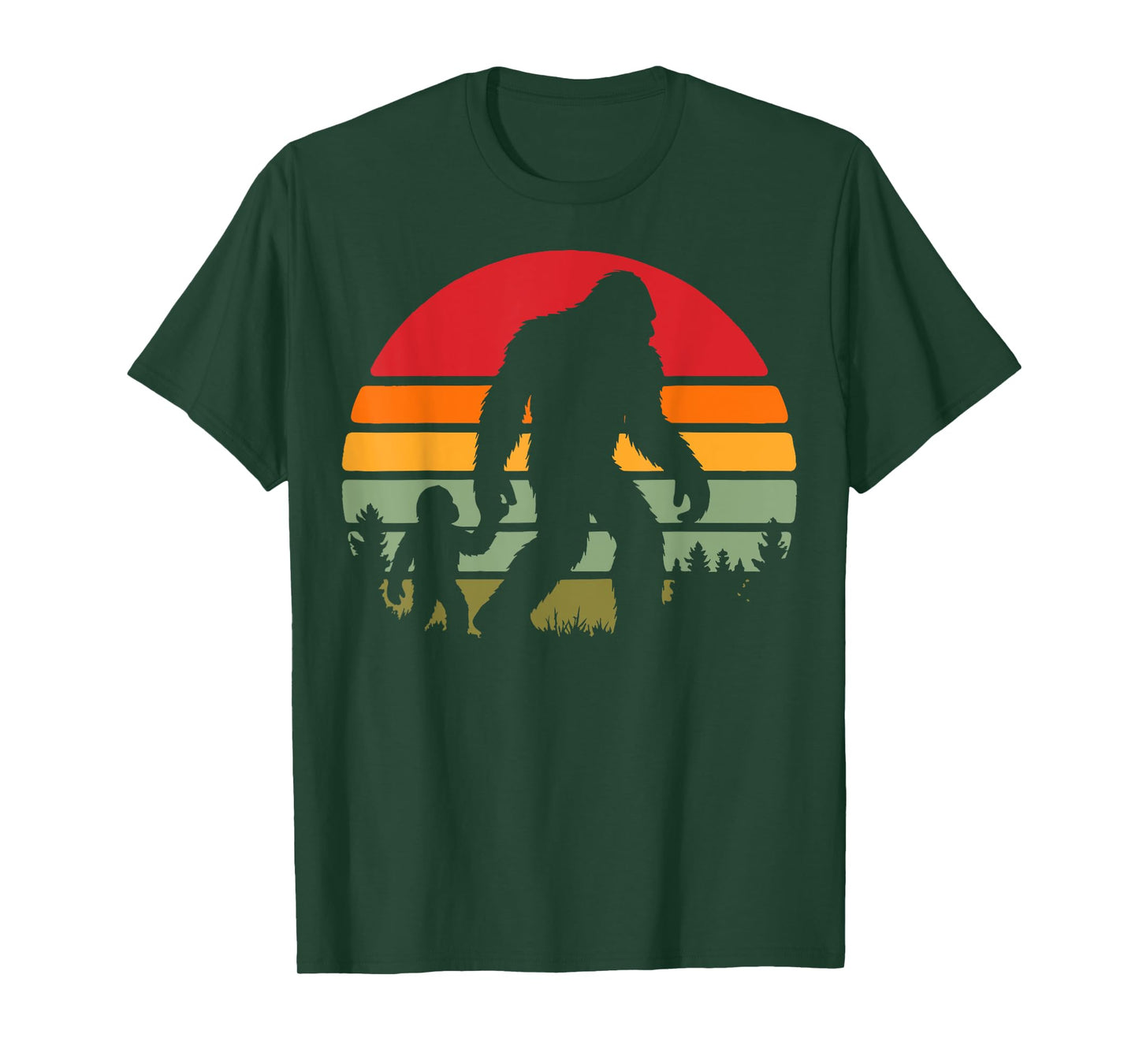 Bigfoot Son Father's Day Matching T-Shirt