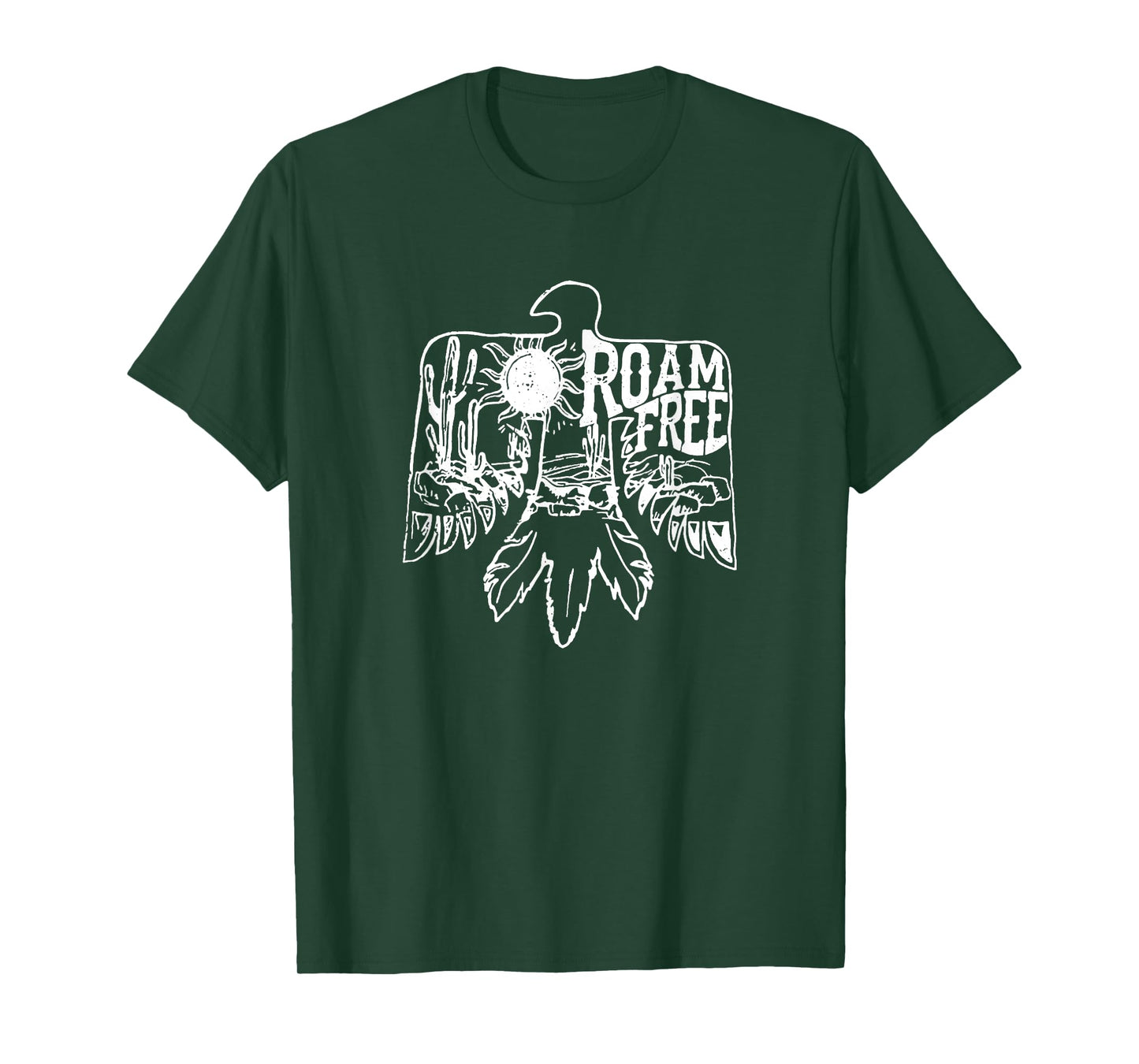 Camping Life Desert Thunderbird Roam Free T-Shirt