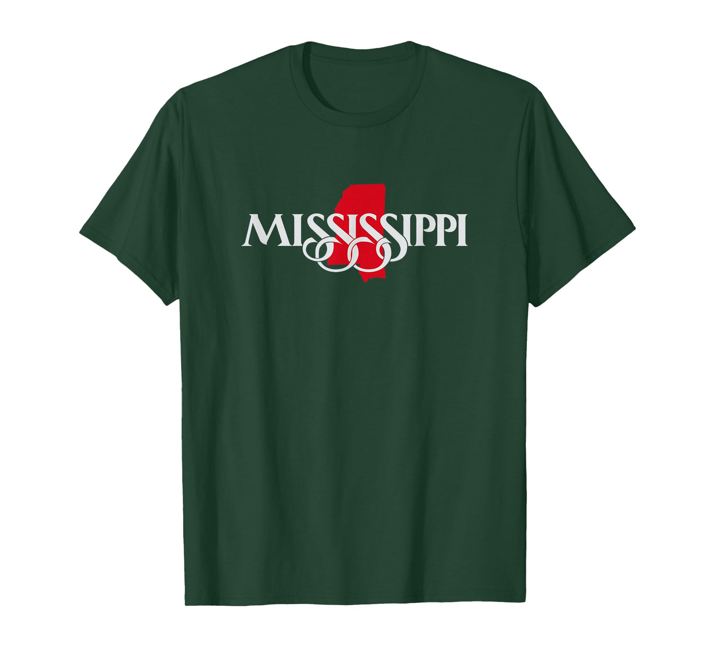 J. Walker Mississippi Highway Welcome Sign T-Shirt, Small, Blue