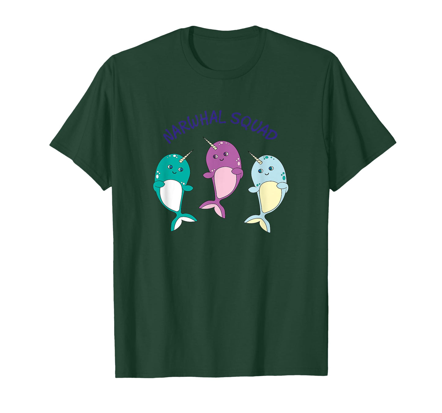 Cool Narwhal Squad - Funny Birthday Gift For Kids T-Shirt