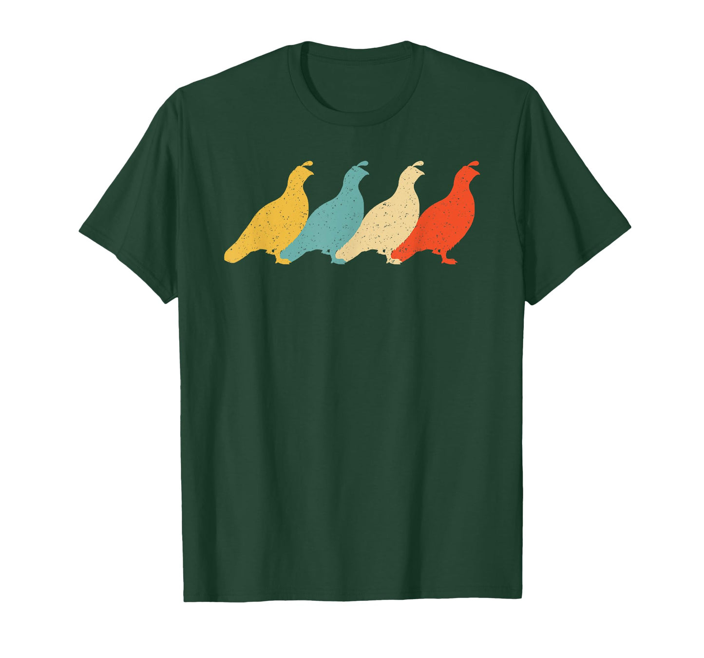 Partridge Vintage Retro Bird Quail Grouse Lover 60s 70s Gift T-Shirt