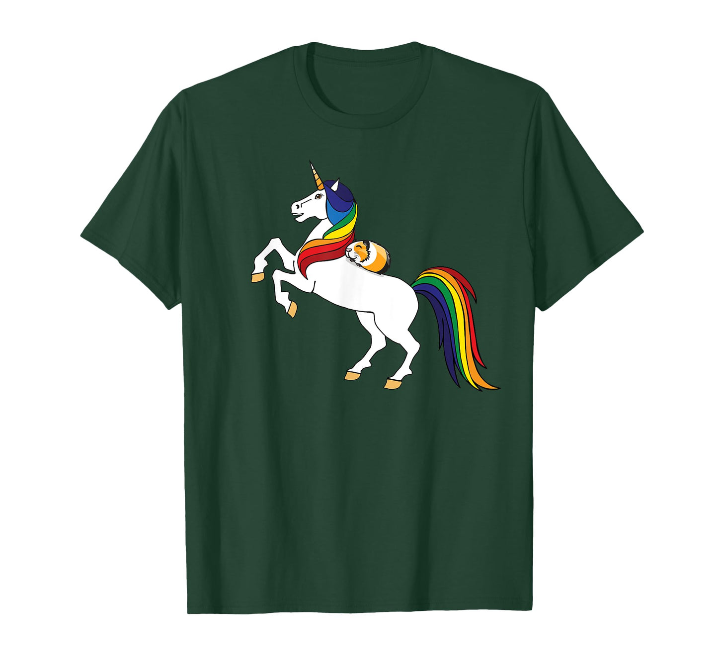 Kids Girls Womens Cute Wheek Merch Unicorn Guinea Pig Lover T-Shirt