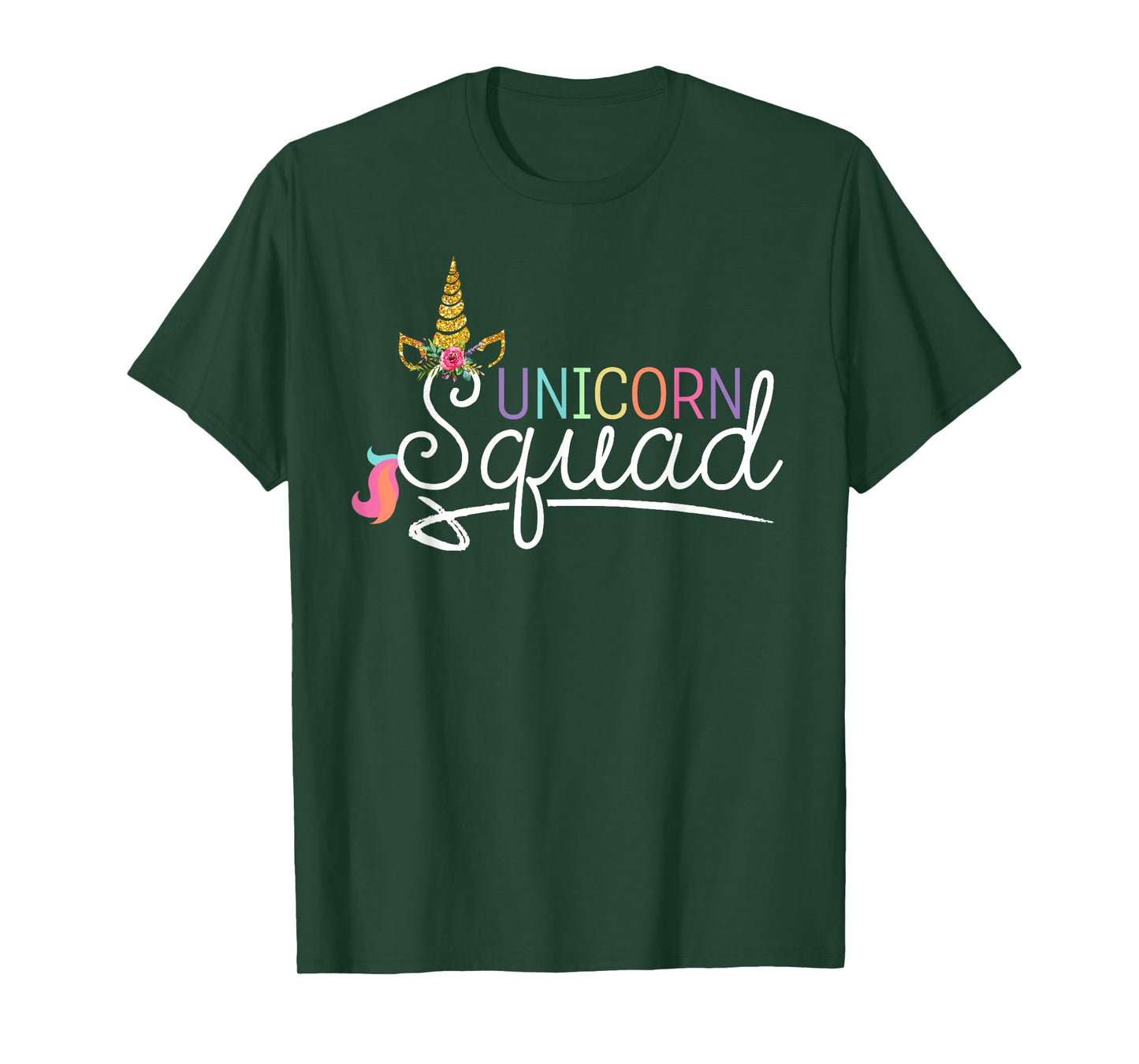 Unicorn Squad with horn T-Shirt