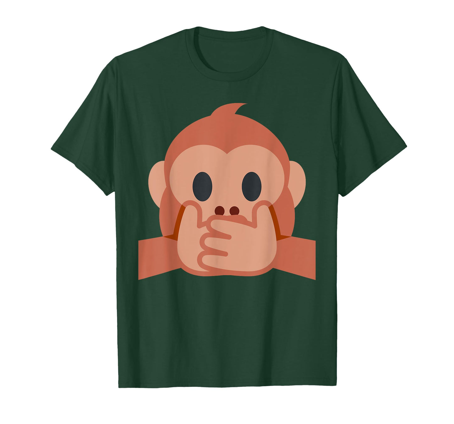 Speak No Evil Monkey Iwazaru Emoticon T-Shirt