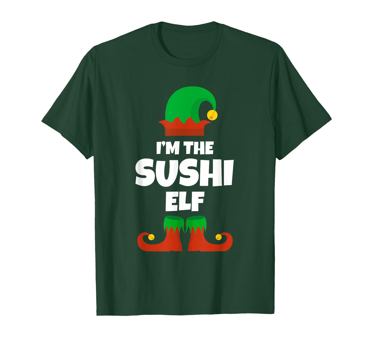 I'm The Sushi Elf Family Pajama Christmas Funny Japanese T-Shirt