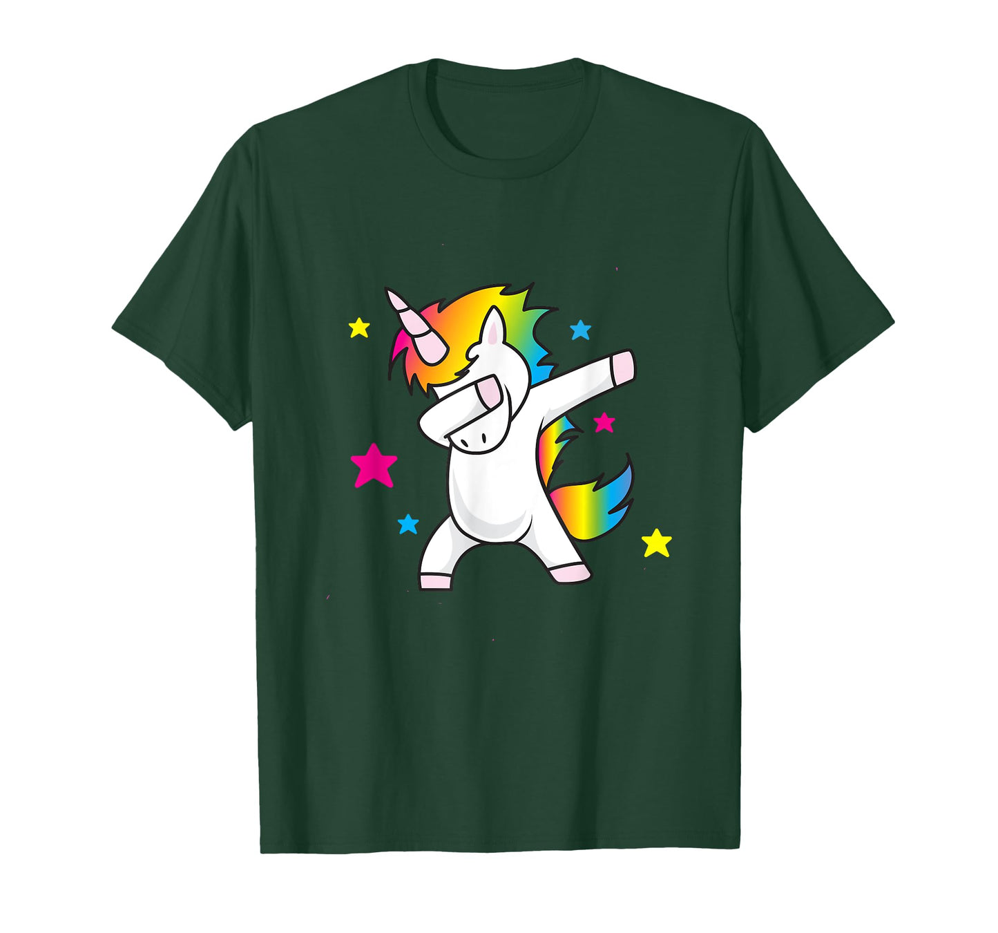 Dabbing Unicorn Funny Dance T-Shirt Kid's And Adults