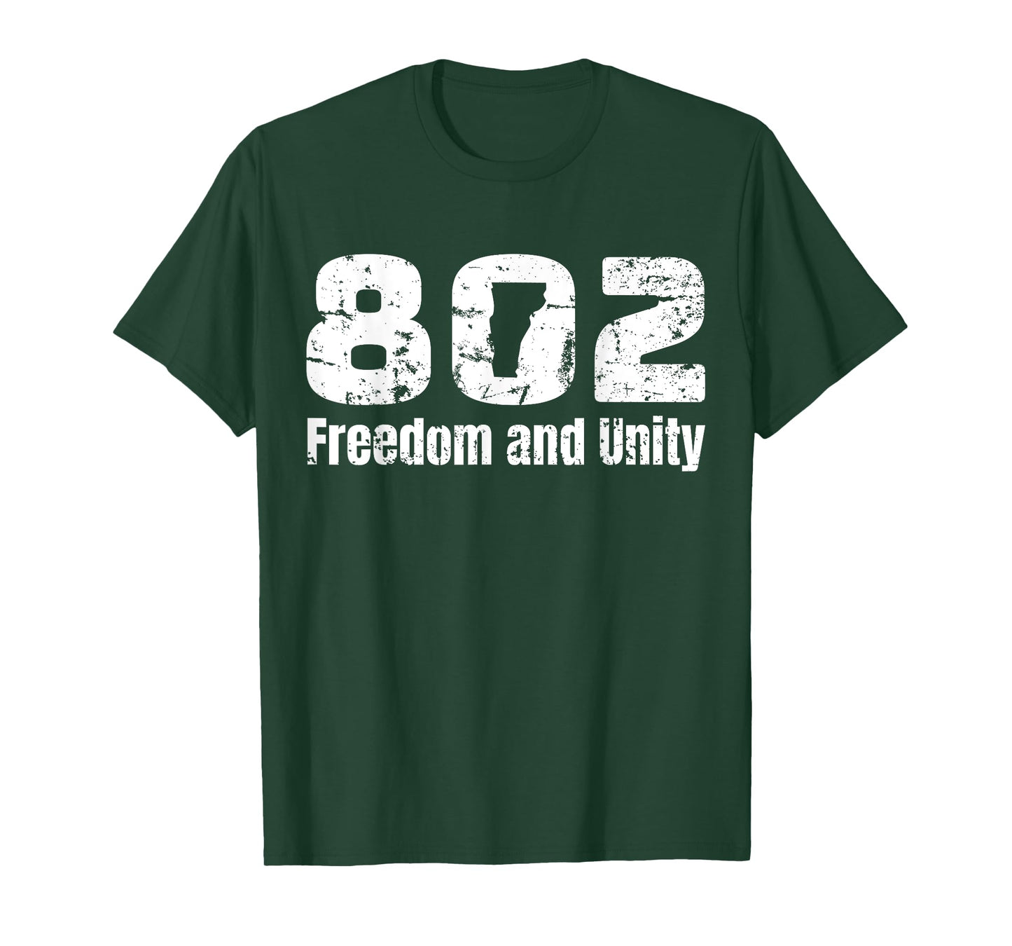 802 Vermont T-Shirt - Freedom and Unity