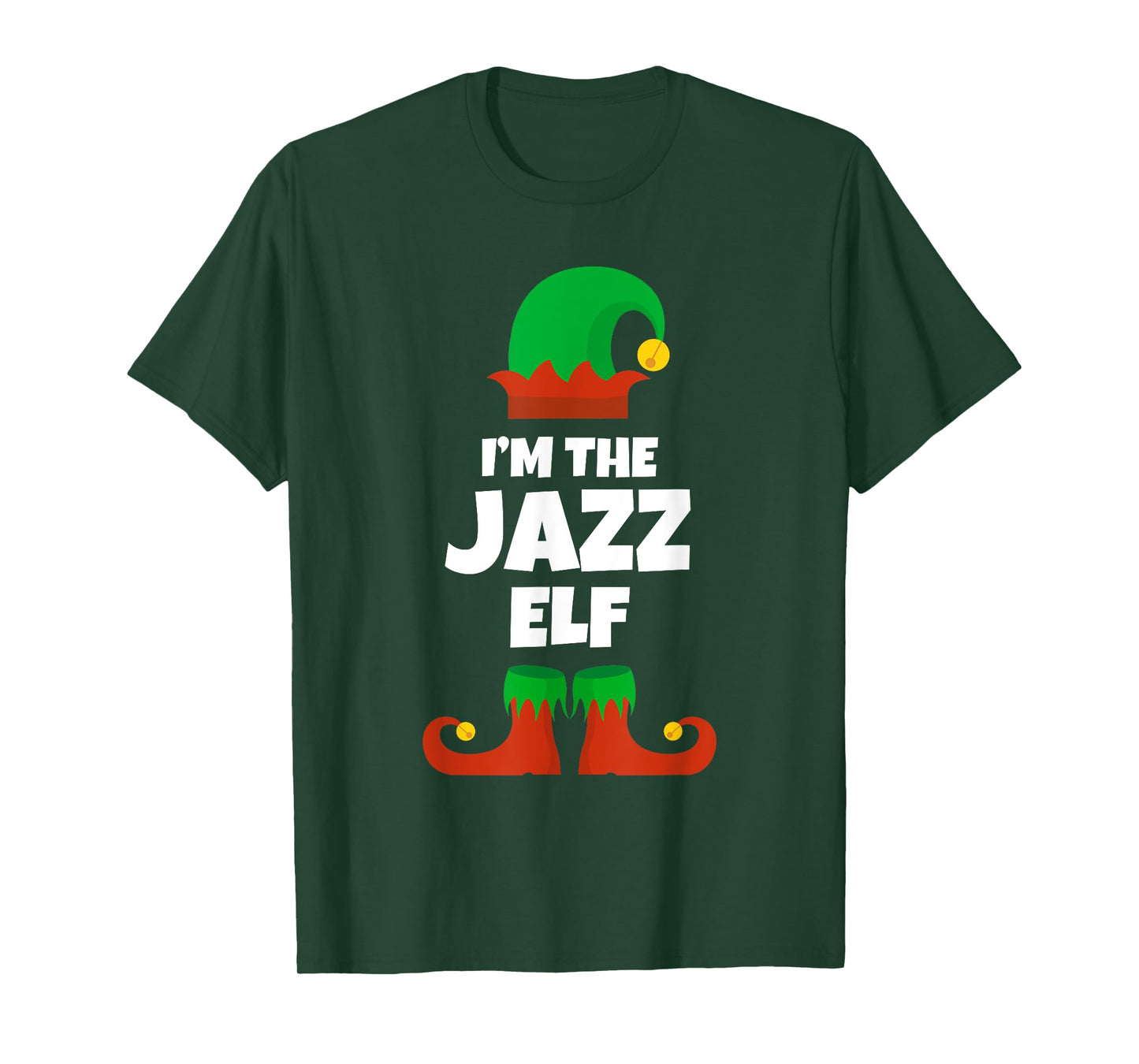 I'm The Jazz Elf Family Pajama Christmas Music Dance Dancer T-Shirt