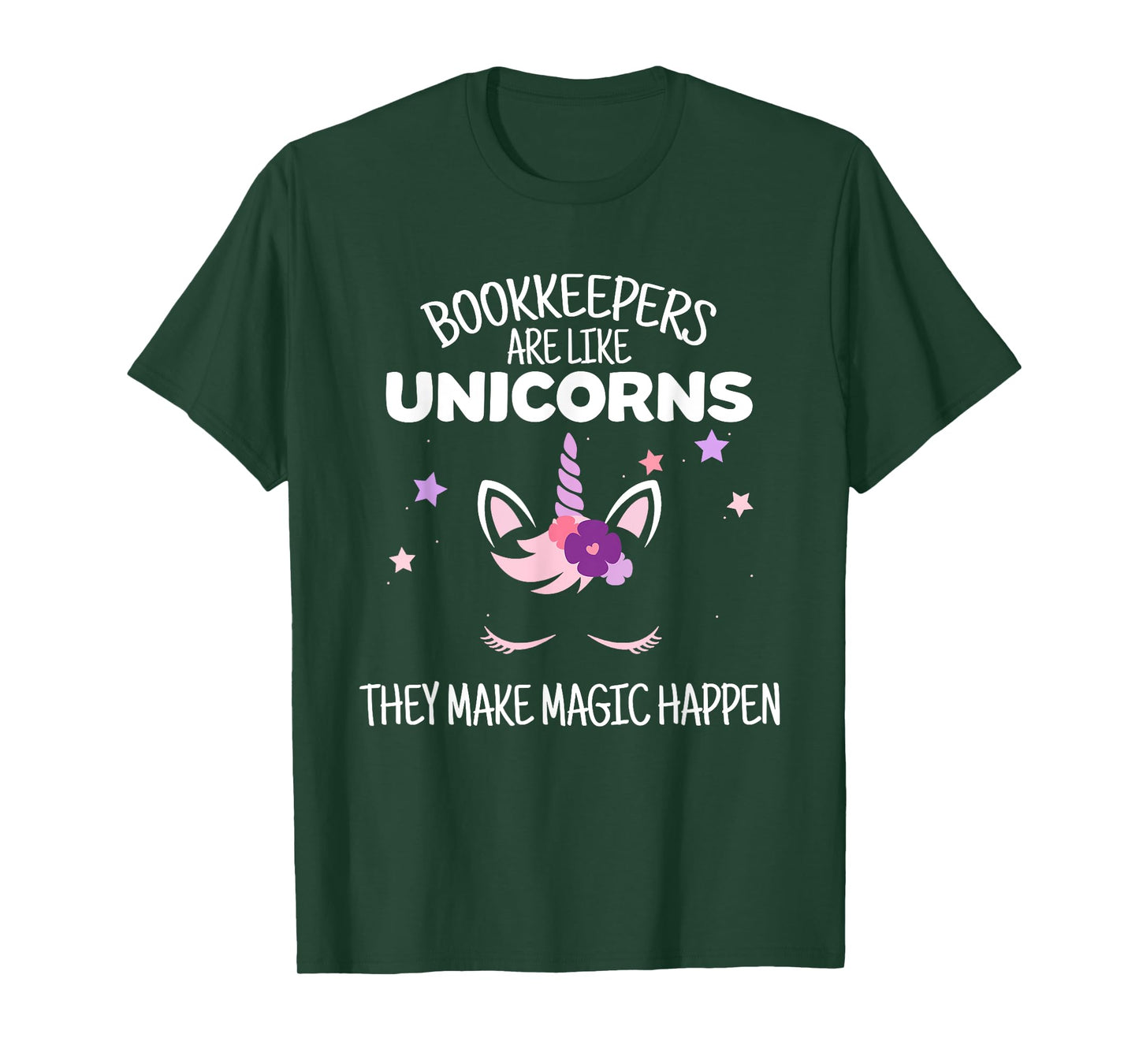 Unicorn Bookkeeper Gift, Bookkeeper T-Shirt