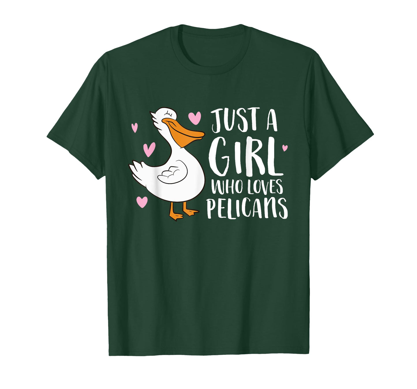 Just a Girl Who Loves Pelicans Cute Pelicans T-Shirt
