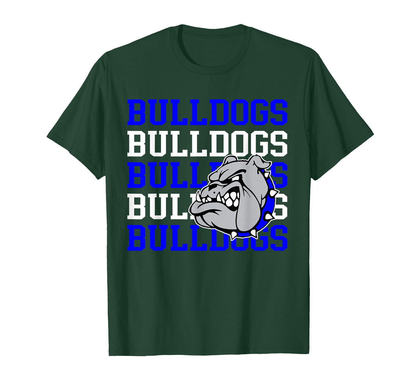 Bulldogs School Spirit Bulldog Mascot Teacher Back to School Men Women Kids T-Shirt