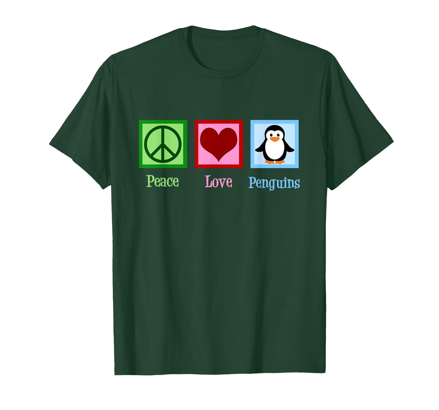 Peace Love Penguins T-Shirt T-Shirt