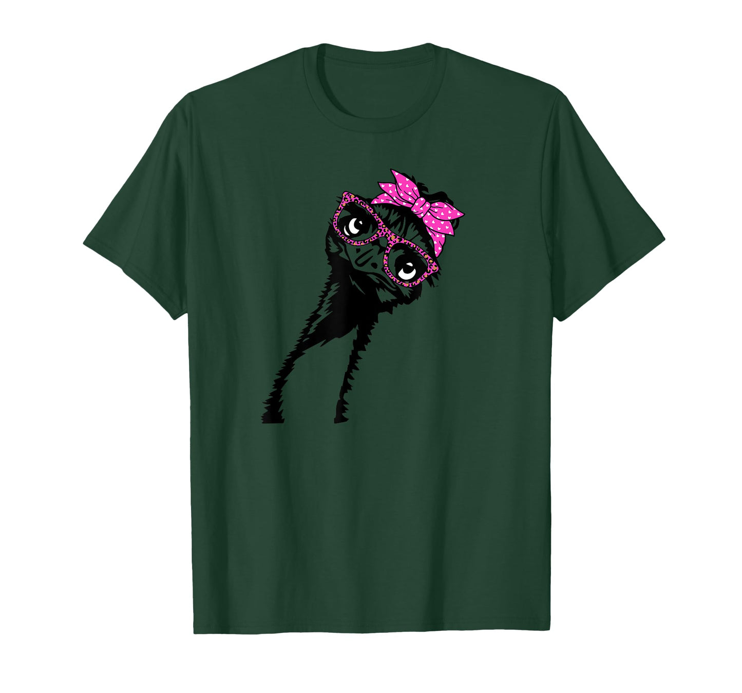 Emu Bird with bandana glasses T-Shirt